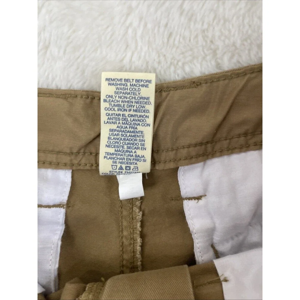 Faded Glory Men's Cargo Shorts, Size 30, Camel Inseam 11 1/2